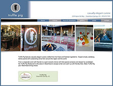 Truffle Pig Website - Design By Creative Bearings